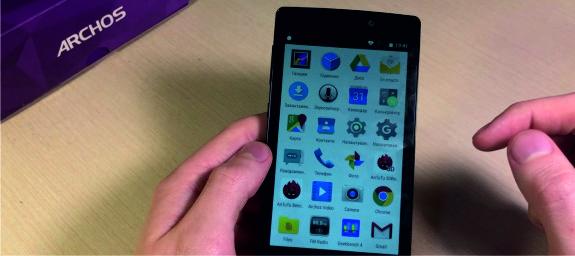 Картинка к статье: The Archos A50 Granite Phone is quite a good device with a minimum price tag. Review from Sunday21.